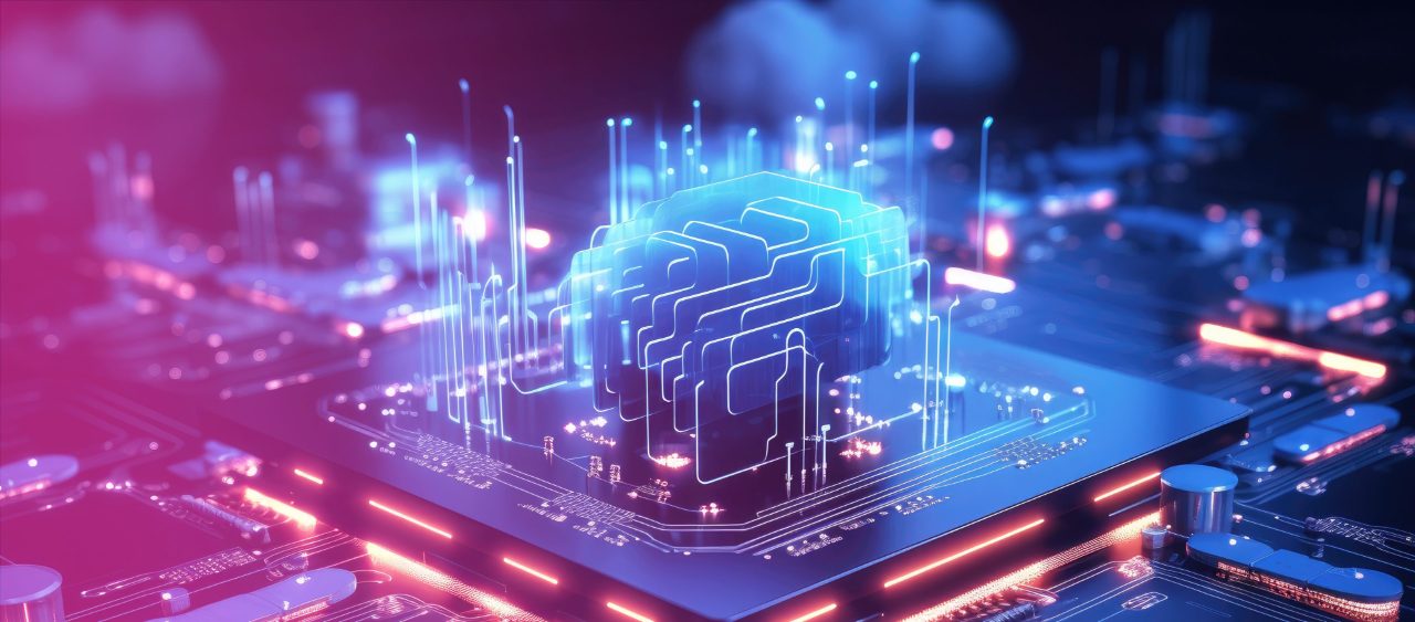 Cloud computing transfer big data on internet. futuristic digital technology .Generative AI