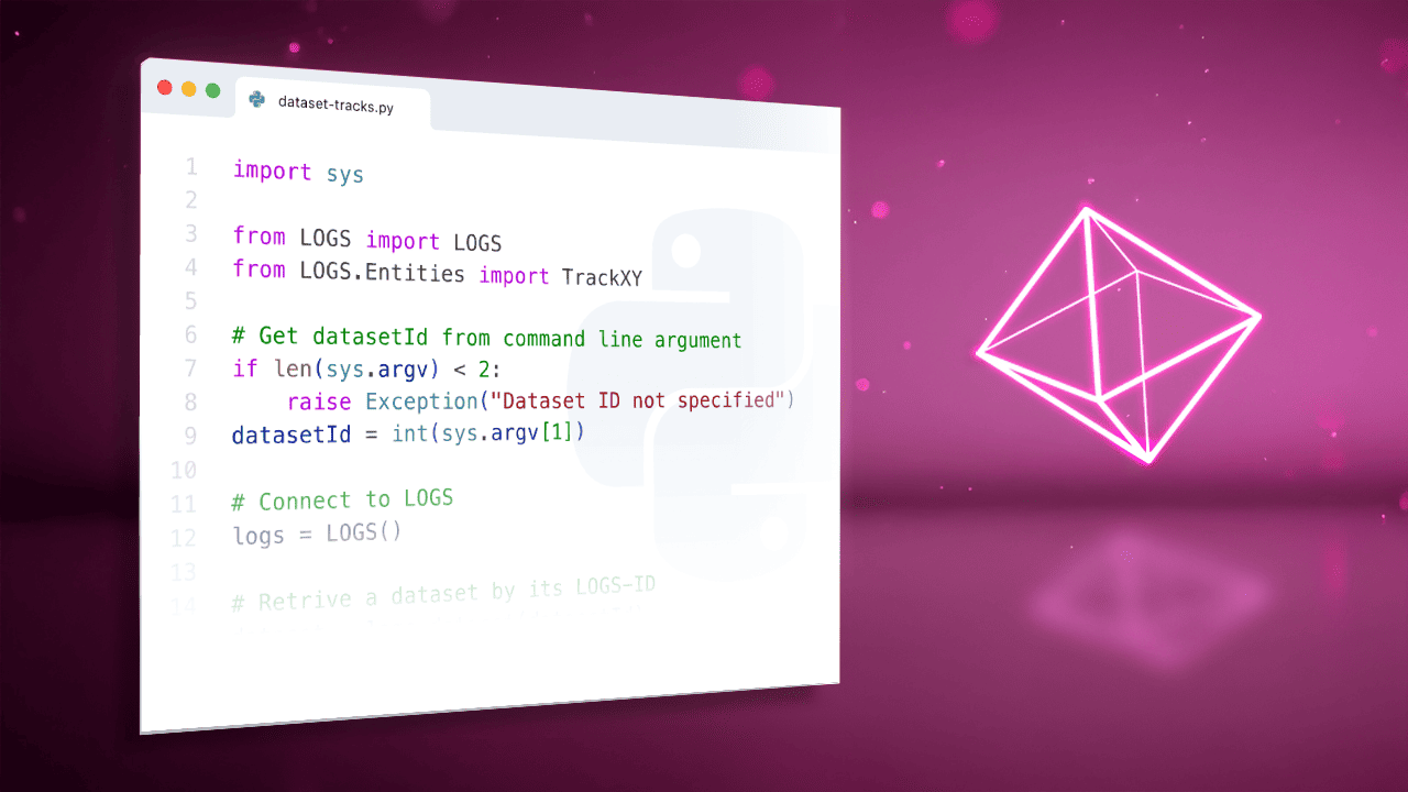 LOGS python software screenshot