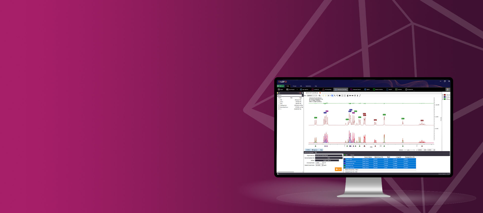 ワンクリックで化学成分の識別・定量を実現するqNMR解析ソフトウェアUSP-IDのご紹介