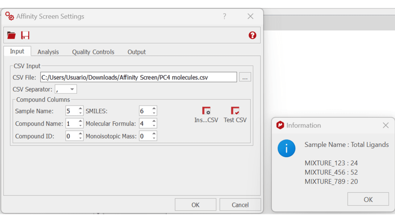 Affinity Screen | SciY
