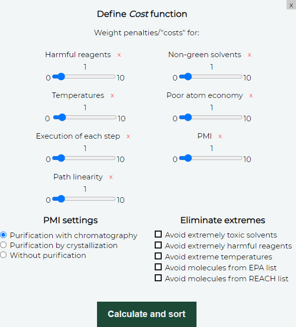 Use built-in filters to score paths