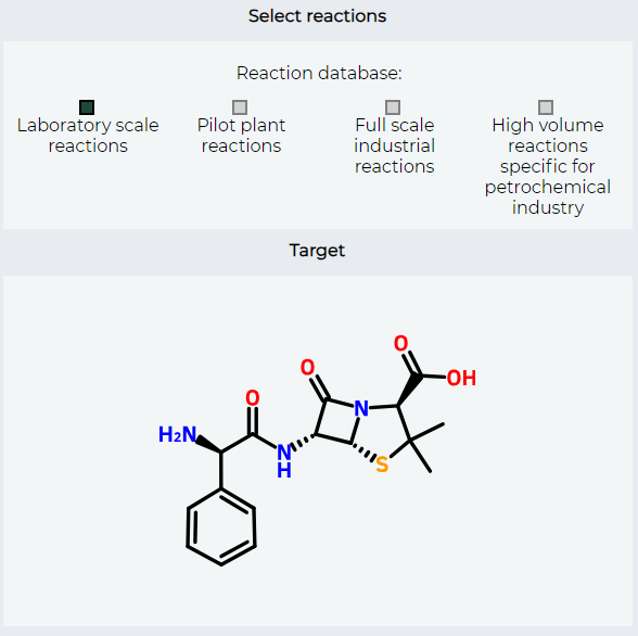 Lab, pilot and full scale options for retrosynthesis available